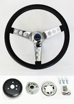 1970-76 Demon Dart Charger Black Steering Wheel 13 1/2" Mopar Cap. Fixed Price $119.92.