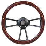 1955-1956 Chevy Bel Air, Nomad Mahogany Steering Wheel W/ Horn Full Kit. Fixed Price $258.43.