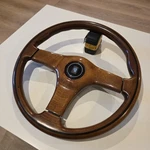 Nardi Gara Wood Steering Wheel 360MM. Fixed Price $330.00.