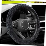 Yhongjt Soft Velvet Steering Wheel Cover Cute Hands Warm Fuzzy, Universal Black. Fixed Price $23.49.