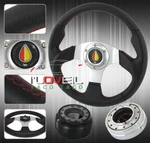Pvc Detachable Interior Steering Wheel Kit + Quick Release Hub Horn Button. Fixed Price $73.47.