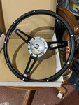 Jaguar Xjs 1975-1989 Wood Steering Wheel 16 Inch Semi Dish Black Spokes. Fixed Price $440.05.