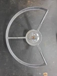 1956 Ford Fairlane Victoria Horn Ring / Button, Oem, Part # FDR-3624-B. Fixed Price $50.00.