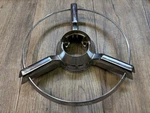 1953 54 Plymouth Savoy Plaza Belvedere Used Mopar Steering Wheel Horn. Fixed Price $75.00.