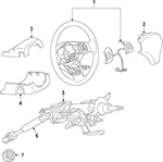 Genuine Ford Shroud Assembly Steering Column 7E5Z-3530-AB. Fixed Price $36.57.