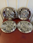 Vintage Original Crossbar Star Spinner Wheel Cover Hub Cap 4 Rat Rod Low Rider. Fixed Price $749.99.