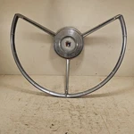 Used Ford FEG-3624-BW 1957 1958 Fairlane Chrome Steering Wheel Horn. Fixed Price $99.80.