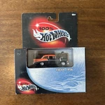 100% Hot Wheels Box Limited Edition 1956 '56 Chevy Orange/black. Fixed Price $25.00.
