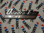 Nos Amc American Motors Jeep Quadra-trac Emblem Never On #1. Fixed Price $60.00.