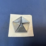 Nos Mopar Dodge Plymouth Chrysler Silver Fender Pentastar Emblem Stick On. Fixed Price $19.95.