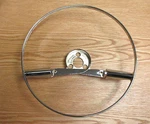 1957 Chevy Belair & 210 Chrome Horn Ring , New ** Usa Made. Fixed Price $184.90.