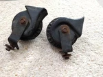 Horn Set 1969-1971 Dodge Sweptline Truck D100-D500 W100-W500. Fixed Price $30.00.