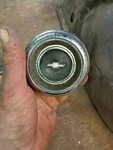 65 Chevy Ii Nova Horn Button 22550 Kbc 385191. Fixed Price $30.00.