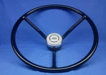 Vintage Nos 1957 Ford Fairlane 500 Steering Wheel Black Non-horn Center Cap. Fixed Price $899.99.