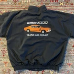 Vintage Boss 302 Trans Champ Jacket Embroidered Car Auto Mens Size Large. Fixed Price $75.00.