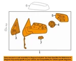 Gm Oem 14-19 Sierra 1500 Front Door Outside Mirrors-mirror Assy 84342028. Fixed Price $275.95.