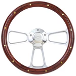1955 -1956 Chevy Bel Air, Nomad, Cars Wood & Billet Steering Wheel Adapter Kit. Fixed Price $234.93.