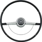 1964 Impala Steering Wheel Black W/horn. Fixed Price $329.89.