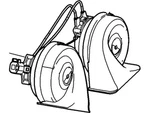 Genuine Ford Horn 3F2Z-13832-AA. Fixed Price $41.07.