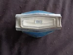 1958 Chevy Steering Wheel Center Horn Button Cap-lens. Fixed Price $40.00.