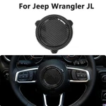 Steering Wheel Center Decor Cover Trim For Jeep Wrangler Jl Jt 2018+CARBON Fiber. Fixed Price $15.79.