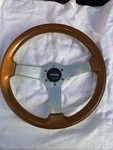 Momo 360MM Wood Steering Wheel Vintage Jdm Classic Kba 70145 Porsche 944. Fixed Price $249.99.