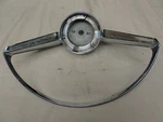 Oem 1963 Pontiac Catalina Star Chief Steering Wheel Horn Chrome 544951. Fixed Price $25.00.