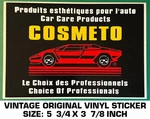 Cosmeto Care Products - Vintage Original Vinyl Decal Sticker. Fixed Price $7.96.