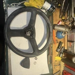 Oem John Deere Steering Wheel L108 L100 L111 L110 L118 L120 L130 GY22528 GY20039. Fixed Price $18.00.