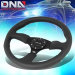 Nrg RST-023MB-R 350MM 2.5" Deep Dish Matte Black Spoke Leather Steering Wheel. Fixed Price $180.00.
