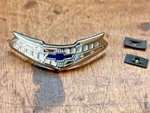 Chevy V6 210 Horn Cap Emblem Chrome New Gene Smith 1955 1956 Chevrolet. Fixed Price $26.99.
