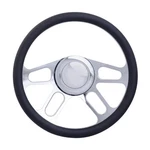 Racing Power Company Rpc R5608 Chrome 14 Billet 4-SLOT Style Steering Wheel. Fixed Price $179.97.