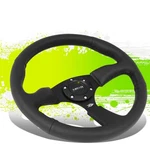 Nrg RST-023MB-R 350MM Leather Grip 2.5" Deep Dish Matte Spokes Steering Wheel. Fixed Price $180.00.