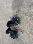 Mgb Midget Austin Healey Sprite New Cast W/ Mounts , Pair Horns. Fixed Price $75.00.
