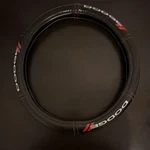 Dodge Mopar 15" Steering Wheel Cover Black Red Universal Car Truck Suv. Fixed Price $10.00.