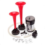 EVAC2 Dual Trumpet Train Horn Kit With Compressor. Fixed Price $69.95.