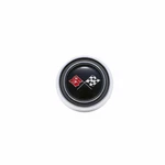 For 1965-1966 Corvette Standard Horn Button Assembly, Sold Each Trim Parts. Fixed Price $104.30.