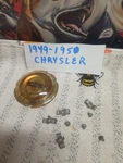 Vintage 1949 50 Chrysler Steering Wheel Horn Emblem 1141456 Mopar. Fixed Price $17.50.