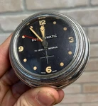 1950S Benrus Dk 14 Desotomatic Steering Wheel Auto Car Clock Non-working. Fixed Price $325.00.