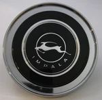 Steering Wheel Chrome Horn Button Center Cap Assembly For 1964 Chevy Impala. Fixed Price $45.95.