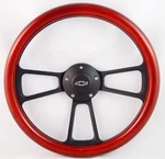 81-82 Chevrolet/gmc Luv Truck 14" Wood Billet Black Steering Wheel Set Adapte.... Fixed Price $232.99.