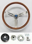 70-76 Dodge Dart Charger Demon 15" Stained Wood Grip Stainless Steering Wheel. Fixed Price $228.77.