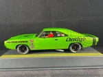 P144 Pioneer Hemi Dodge Charger Metallic Green Black Widow Street Racer 1:32. Fixed Price $79.04.