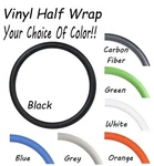 Replacement Vinyl Steering Half Wrap - Any Color Forever Sharp Wheels. Fixed Price $71.10.