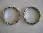 Tail Light Lens Chrome Trim Rings New 1965 Chevrolet Belair Impala. Fixed Price $32.17.