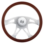 United Pacific 88138 Steering Wheel, 18" Chrome Boss With Hub, For Peterbilt .... Fixed Price $248.88.