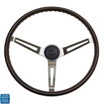 1964-66 Skylark Walnut Wood Steering Wheel Kit 3 Brushed Spokes. Fixed Price $385.99.