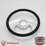 14" Billet Steering Wheels Black Half Wrap Chrysler New Yorker Imperial Cordoba. Fixed Price $155.50.