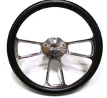 1974-1994 Gmc C-series Pick-up Truck Black & Billet Steering Wheel Full Kit. Fixed Price $222.06.
