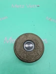 1976 Oem C3 Corvette Steering Wheel Horn Button Emblem Vinyl Cap 3994430 Tan. Fixed Price $50.00.